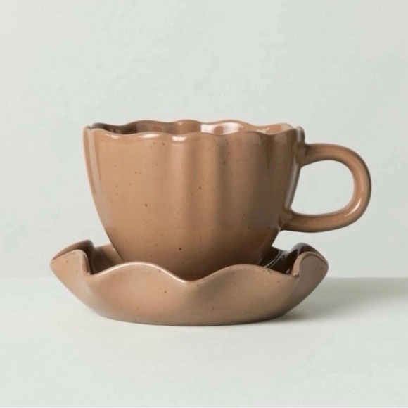 Hearth & Hand Other - Hearth and Hand Scalloped espresso cup set